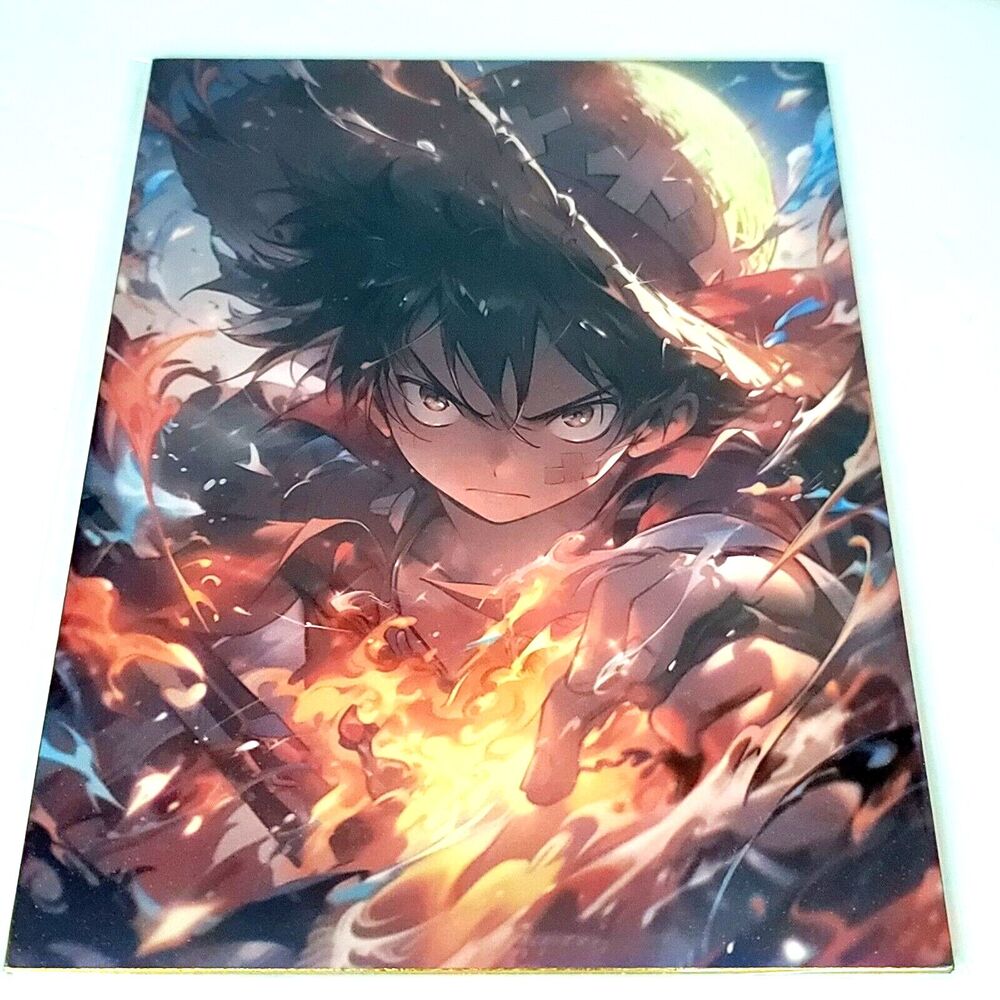 Sanji Luffy Epic One Piece #038 Double-sided Art Size A4 8" x 11" Waifu Card
